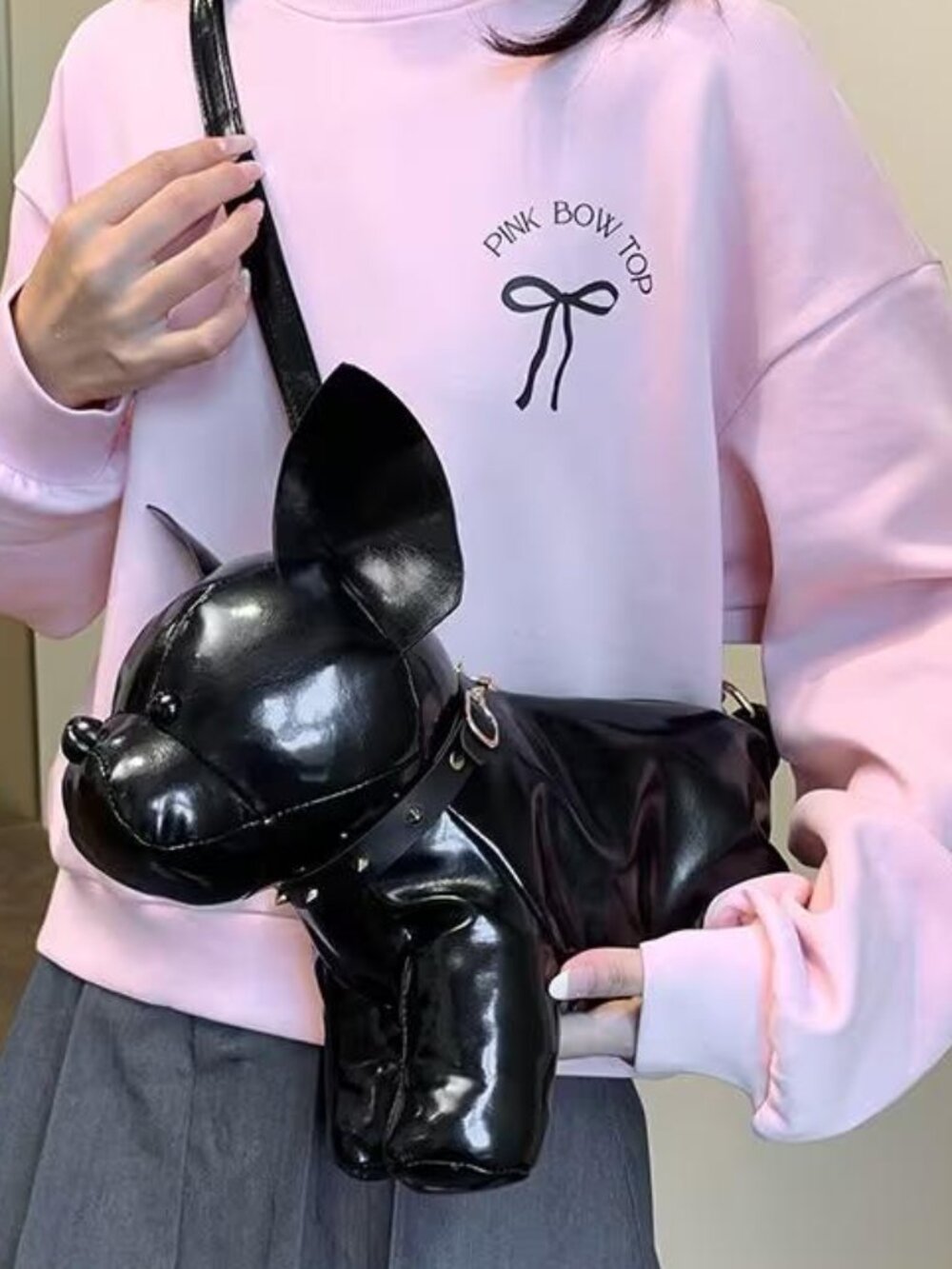BLACK DOGGIE BAG